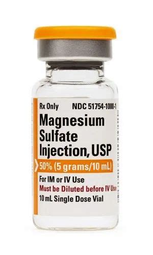 Injections Magnesium Sulfate Injection Usp Manufacturer From Chandigarh