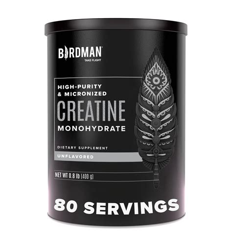 Buy Birdman Micronized Creatine Monohydrate Powder Muscle Recovery