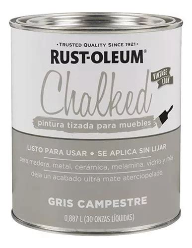 Rust oleum Chalked Pintura Tizada Base Agua Para Muebles Envío gratis