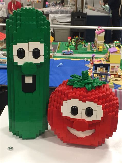 Brickworld Indy Larry The Cucumber And Bob The Tomato From