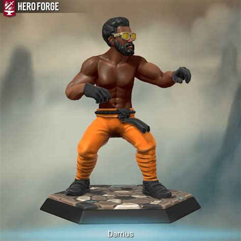 Darrius Mortal Kombat Deception alt. ver. : HeroForgeMinis