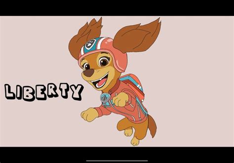 How To Draw Liberty From Paw Patrol Movie Youtube Cosas De