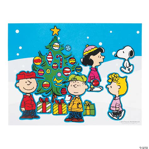 Peanuts® Christmas Sticker Scenes Oriental Trading