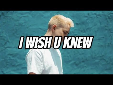 Vaultboy I Wish U Knew Lyrics YouTube