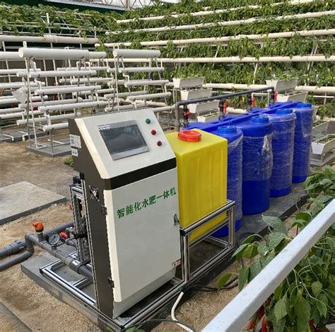 Integration Fertigation Of Water And Fertilizer Agriculture Intelligent For Vegetable Fruits