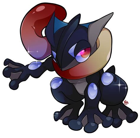 Shiny Greninja Art Print By Mako Eyes X Small Cool Pokemon