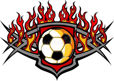 Fire Soccer Ball Drawing