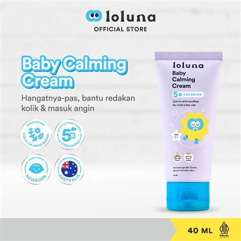 Jual Loluna Baby Calming Cream Krim Penghangat Dan Pereda Kolik Bayi