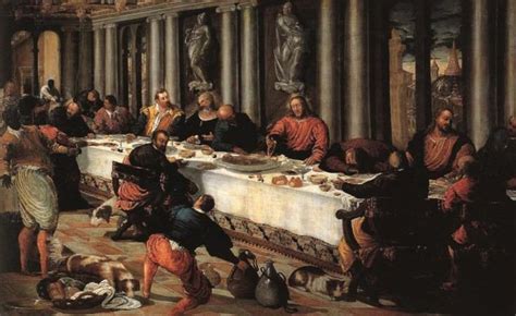 The Last Supper Venetian Master Circa 1570 Oil Painting Painting