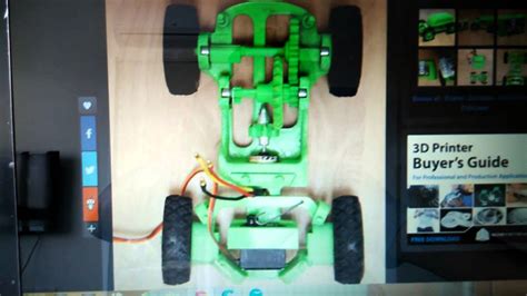 CraftBot 3D Printer S3 1 Scout Screwless 3D Printed RC Car Main