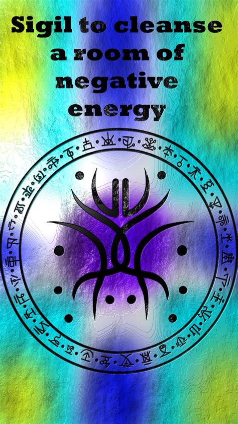 Sigil To Cleanse A Room Of Negative Energy In 2020 Sigil Magic Sigil