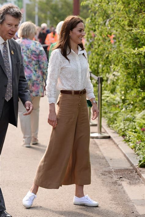 Kate Middleton Wears Wide Leg Pants At Chelsea Flower Show Popsugar