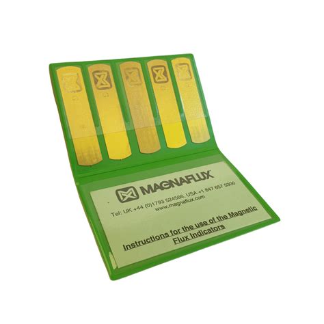 Magnaflux Magnetic Flux Indicator Strips Type G Pack Of 5 Smg Ndt Ltd