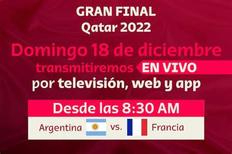 Latina transmitirá en vivo y en directo la final entre Argentina y Francia IMP ACTUALIDAD