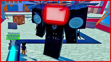 Titan Cinemaman In Action Toilet Tower Defense Part Roblox Youtube