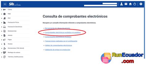 Consultar Y Descargar Facturas Electrónicas Del Sri 2024