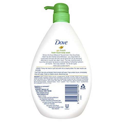 GetUSCart Dove Go Fresh Touch Body Wash Cucumber And Green Tea 33 8