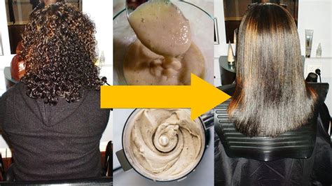 Permanent Hair Straightening At Home In 15 Minutes Natural Ingredients