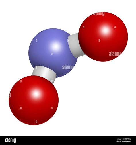 Nitrite Anion Chemical Structure Nitrite Salts Are Used In The Curing Of Meat 3d Rendering