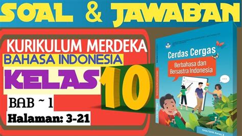 Soal Kunci Jawaban Bahasa Indonesia Kelas 10 Halaman 16 Kegiatan 3