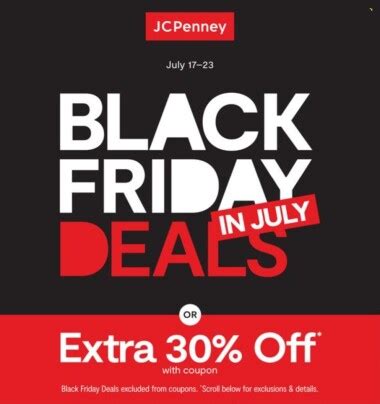 Jcpenney Black Friday In July Ad Deals Blackfriday