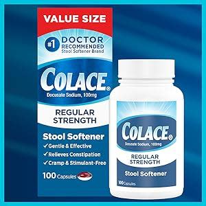 Amazon Colace Regular Strength Stool Softener Mg Capsules