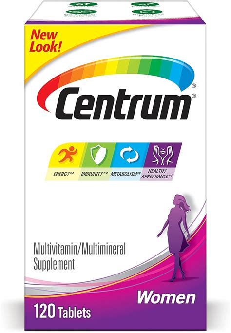 Amazon Centrum Multivitamínico para mujer suplemento