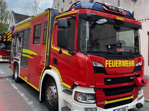 Mehrere Anrufer Melden Feuer In Einem Mehrfamilienhaus Treppenraum