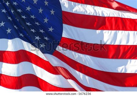 United States Flag Flapping Wind Stock Photo Edit Now