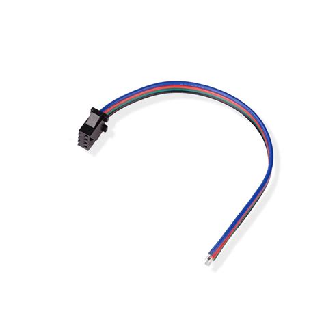 Conector 4 Pinos Femea Para Fita LED RGB 10mm 1 Unidade Shopee Brasil