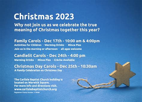 Christmas 2023 — Carlisle Baptist Church