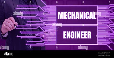 Text Showing Inspiration Mechanical Engineer Business Concept Applied