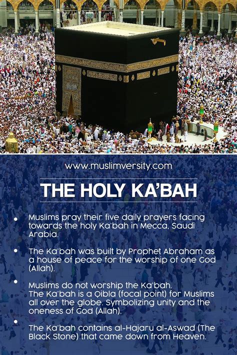 Learn More Facts About The Beautiful Kaaba Click The Pin Muslims Pray