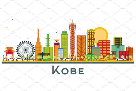 Kobe Japan City Skyline