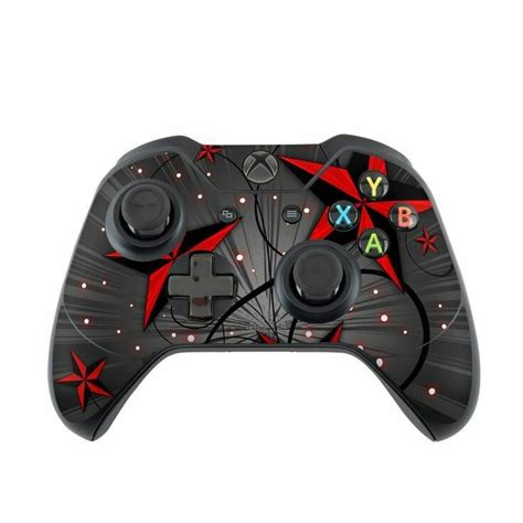 Custom Xbox One Controller with Red and White Designs