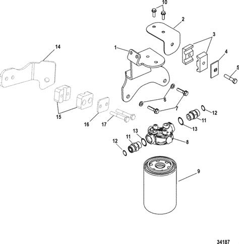 Mercruiser 377 Mag Mpi Alpha Bravo Ec Axius Steering Fluid Filter Non Hp Sn 1a347684 And Down