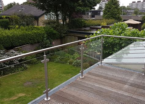 Glazen Balustrade Op Dakterras Rvs Design