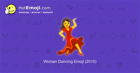 💃 Dancing Emoji Meaning With Pictures From A To Z