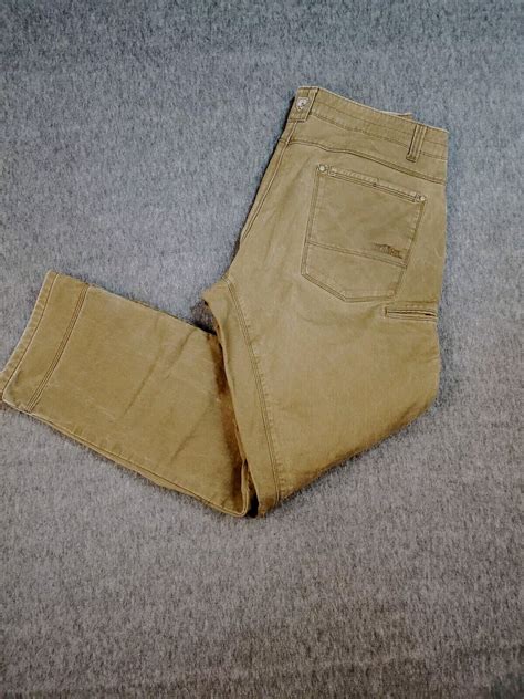 Kuhl Rydr Pants Mens 38X32 Work Khaki VTG Patina Dye Distressed Hiking