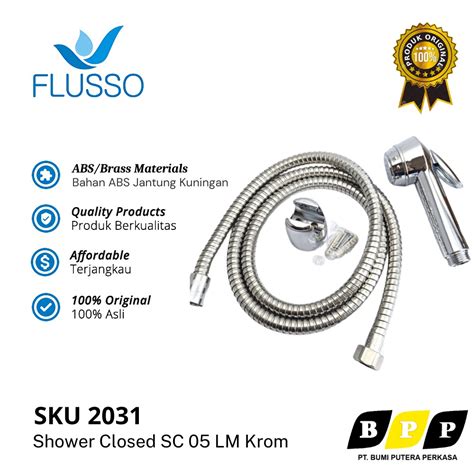 Jual Jet Washer Closet Flusso Shower Toilet Set Premium Spray Bidet