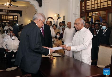 Sri Lanka S New Cabinet Of Ministers Sworn In Xinhua