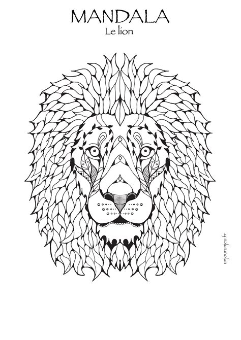 Coloriages Mandalas Animaux T L Charger Pour Enfants Et Adultes Un