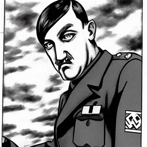 Hitler Anime Art Style Stable Diffusion