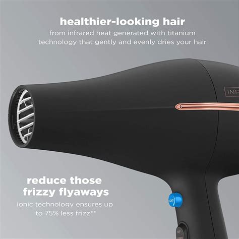 Infinitipro By Conair 1875w Ac Motor Pro Hair Dryer With Ceramic Technology Diffuser