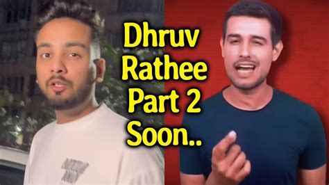 Elvish Yadav Announces Dhruv Rathee Expose Video Part 2 Youtube