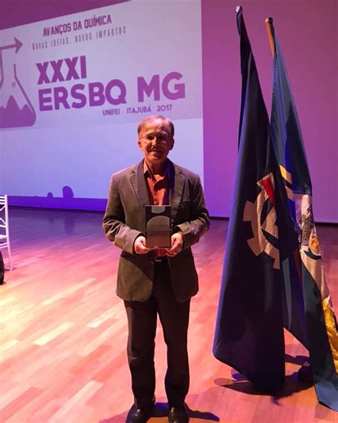 Orientador Do Ppag é Homenageado Pela Sociedade Brasileira De Química