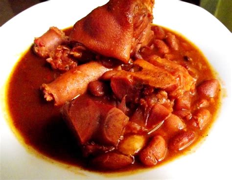 Pork Feet And Red Beans Recipe By Arturo Cookeatshare