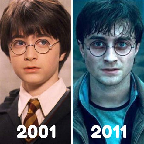 Young Harry Potter vs Older Harry Potter