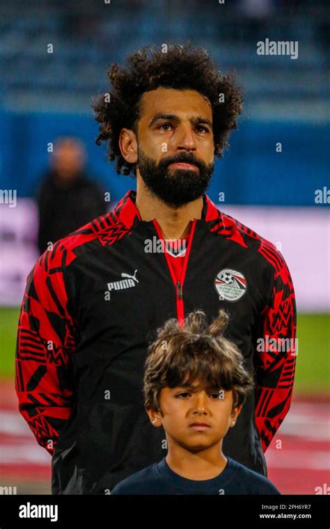 MOHAMED SALAH ‏(C) of Egypt during the 2023 Africa Cup of Nations qualifiers between Egypt and ...