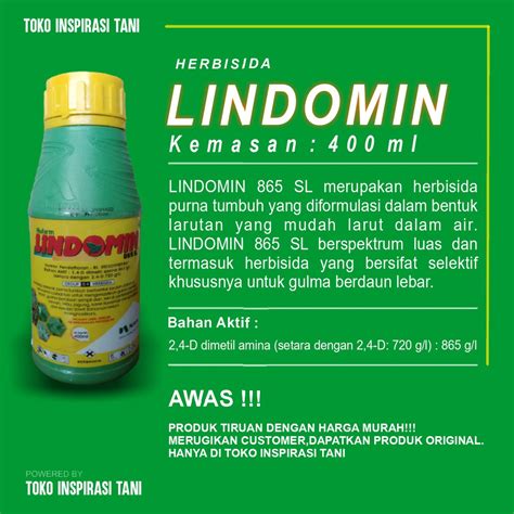 Jual Lindomin Sl Ml Herbisida Selektif Untuk Tanaman Tebu Dan